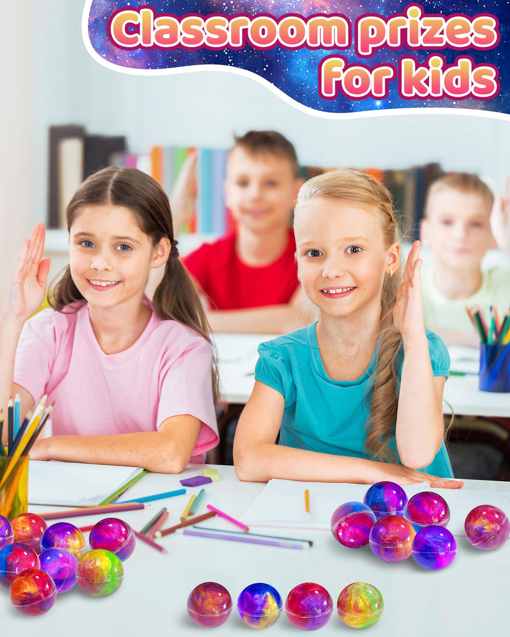 Kidific Classroom Prize Galaxy Slime: ideal for party favors.