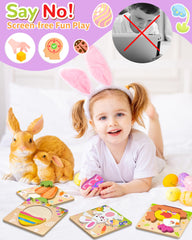 Kidific Easter puzzles chick design supports focused, screen-free play for curious minds