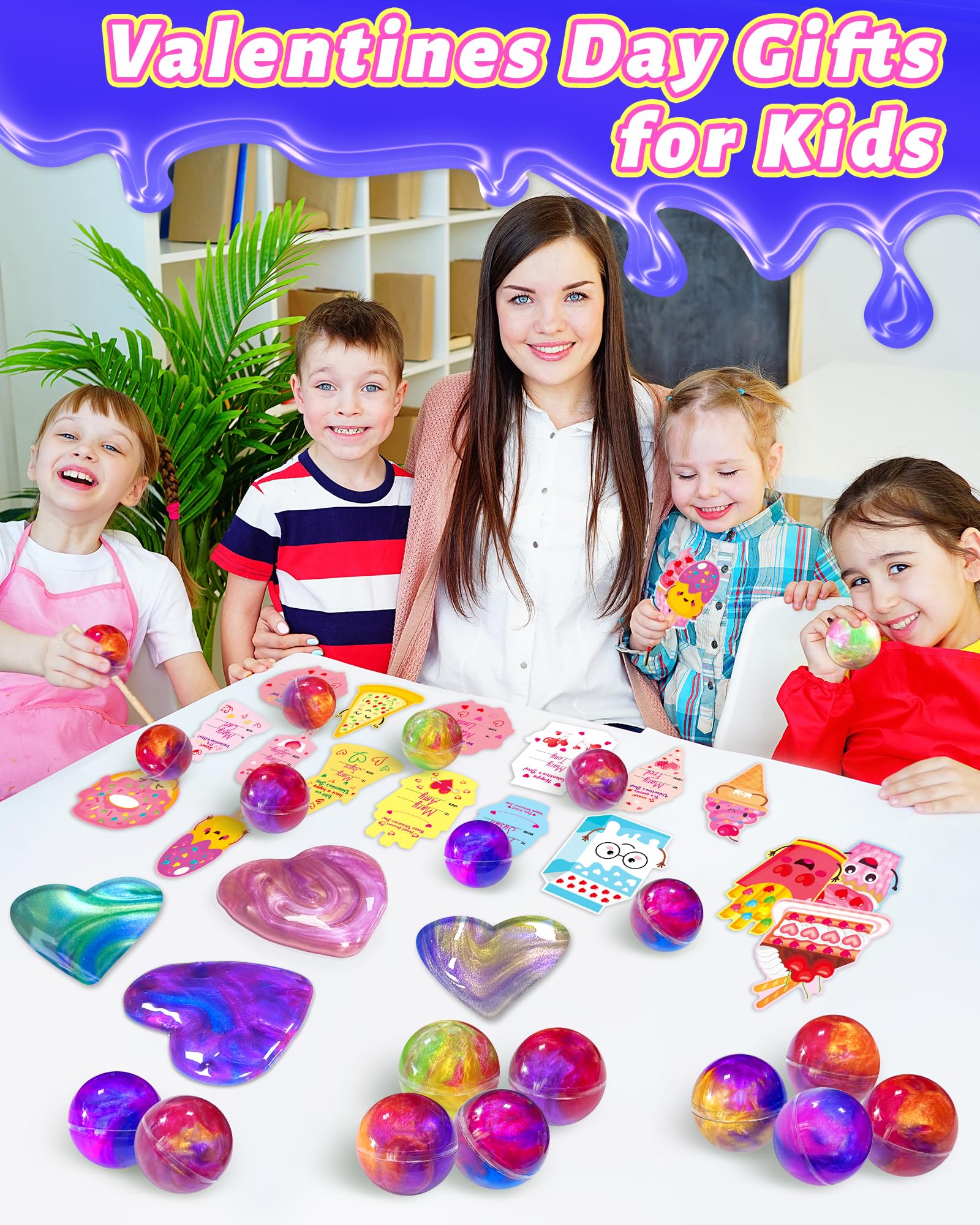 Kidific Easter Basket Galaxy Slime: festive filler for kids.