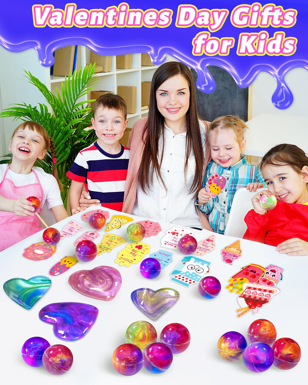Kidific Easter Basket Galaxy Slime: festive filler for kids.