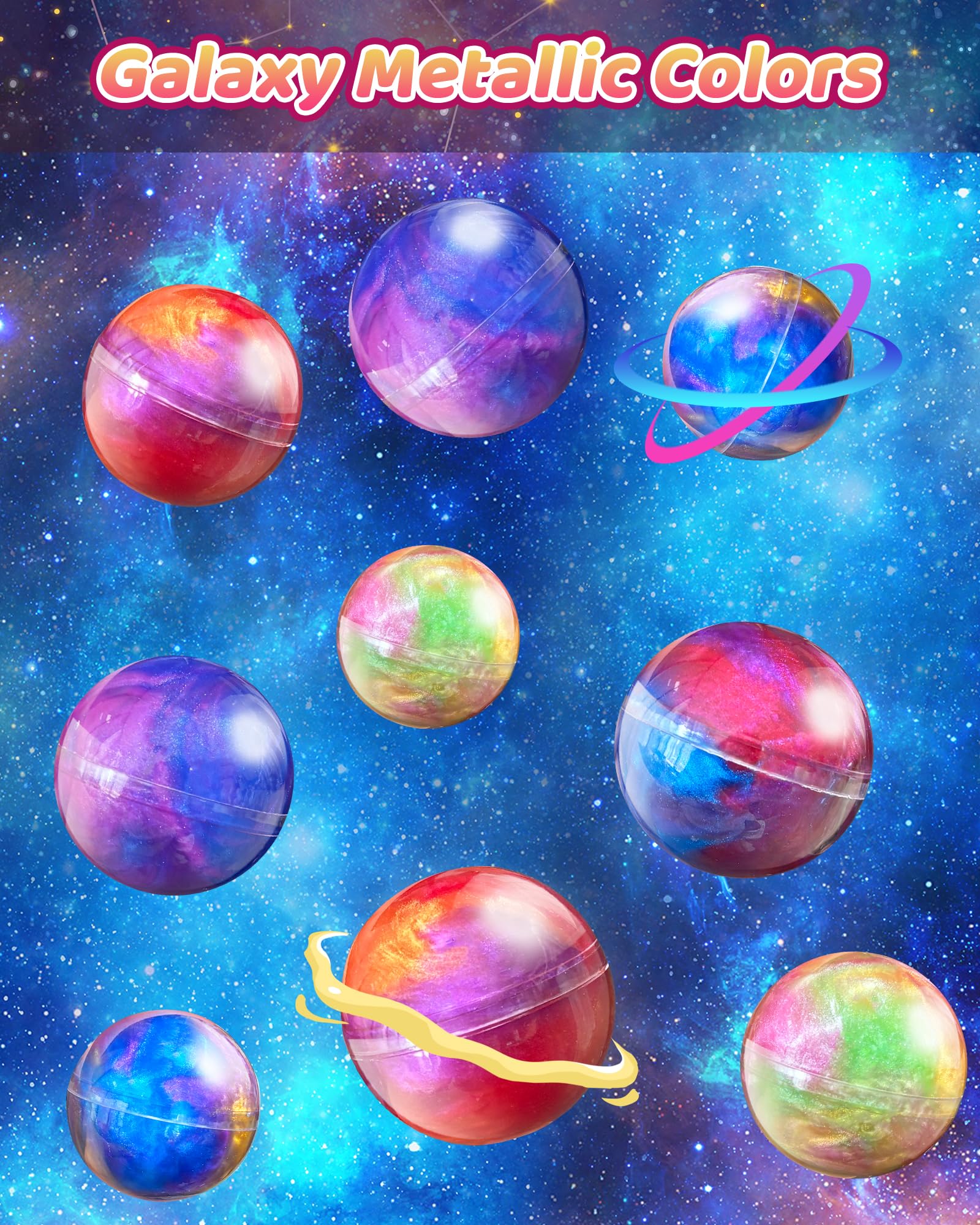 Kidific Galaxy Slime Non-Stick Fun: mess-free play indoors or outdoors.