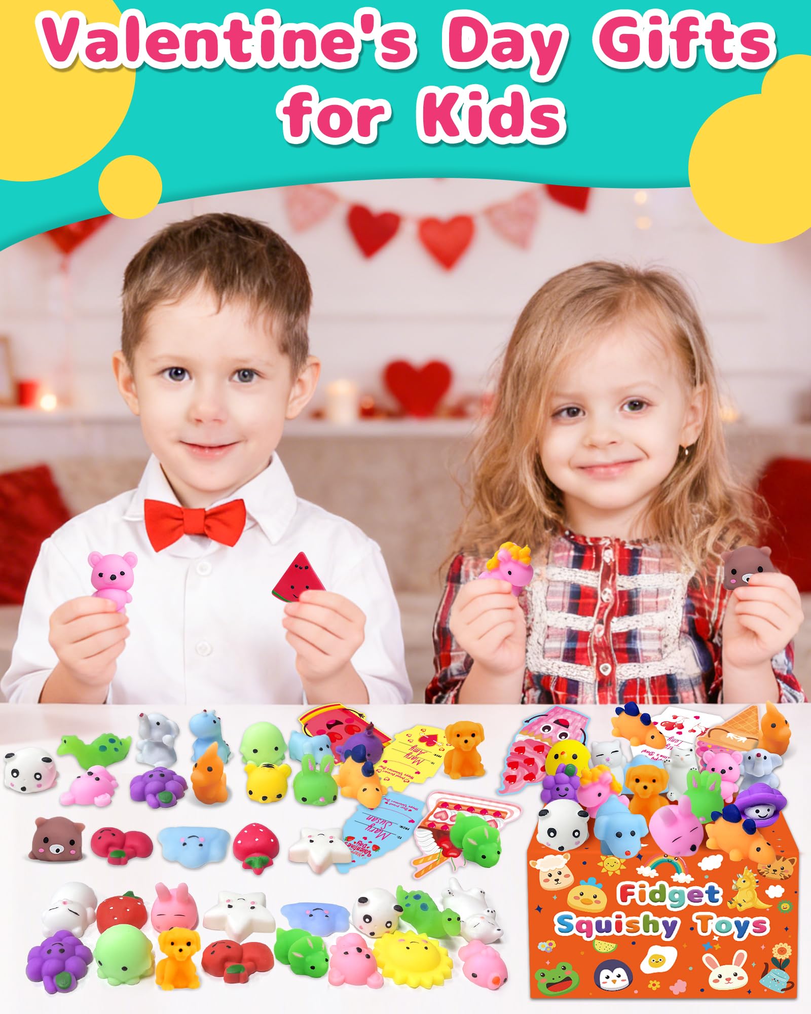 Kawaii Kidific squishies for gifting and party favors.