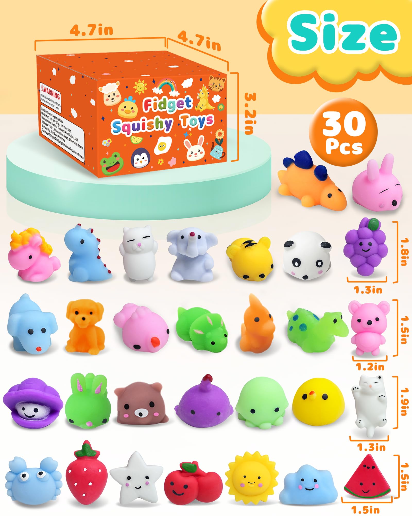 Kidific squishies as classroom prizes and rewards.