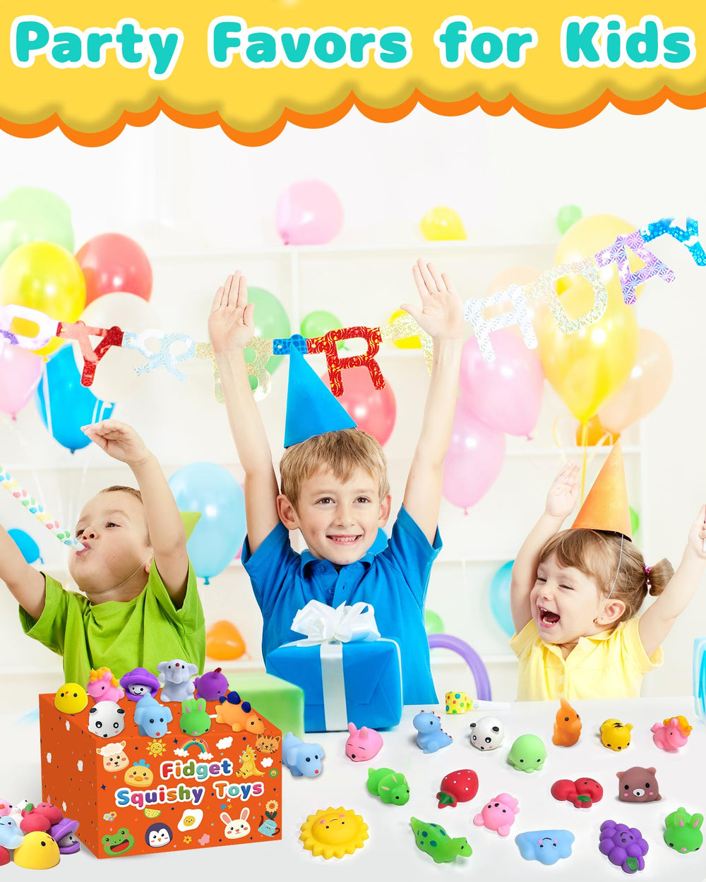 Durable TPR material with fade-resistant coating on Kidific squishies.
