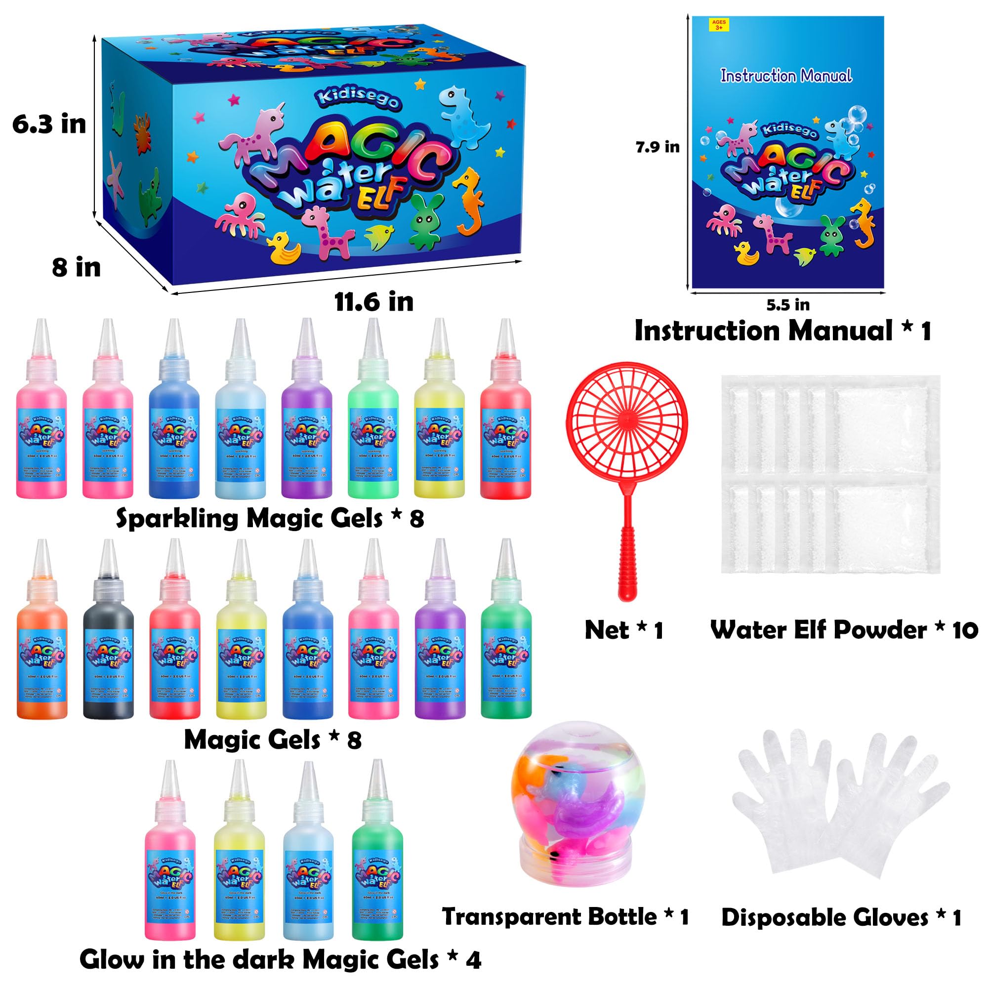 Kidisego Aqua Fairy kids creativity and imaginative play kit