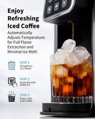 KIDISLE auto-clean function helps maintain flavor and reduces mineral buildup.