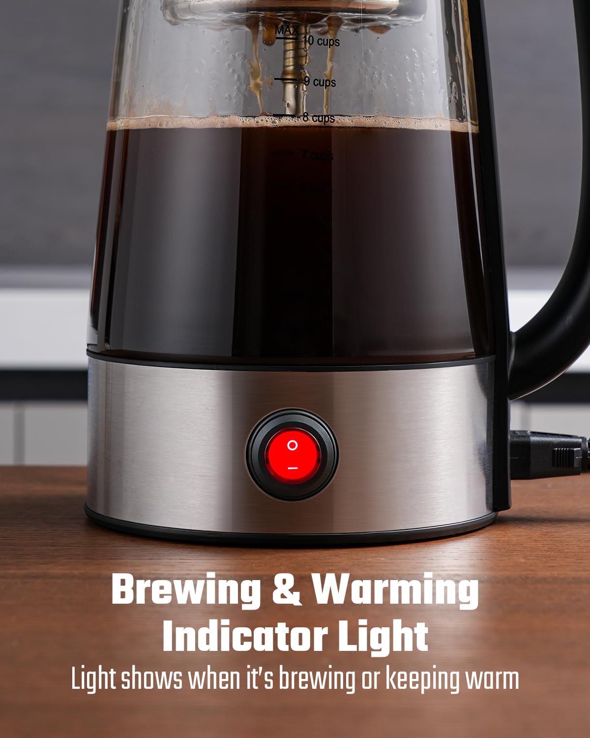 KIDISLE percolator-ready metal filter simplifies cleanup for daily use