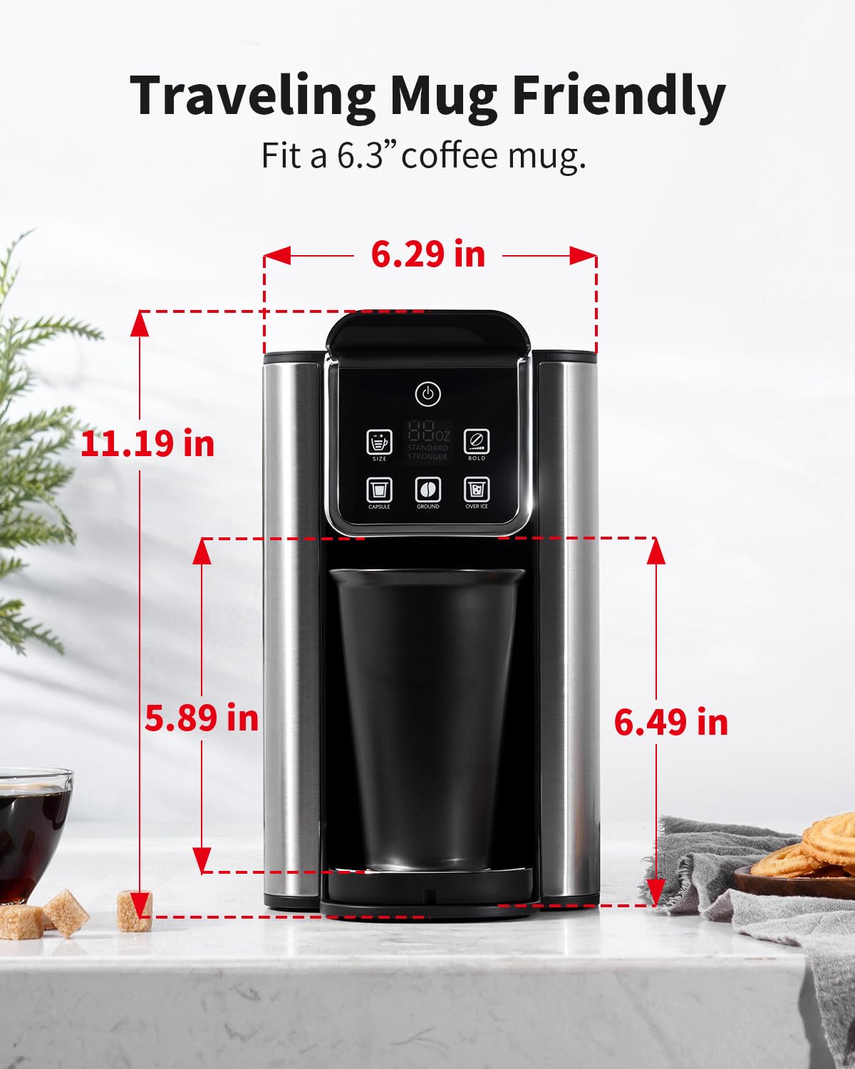 KIDISLE reusable filter supports eco-friendly single-serve brewing.
