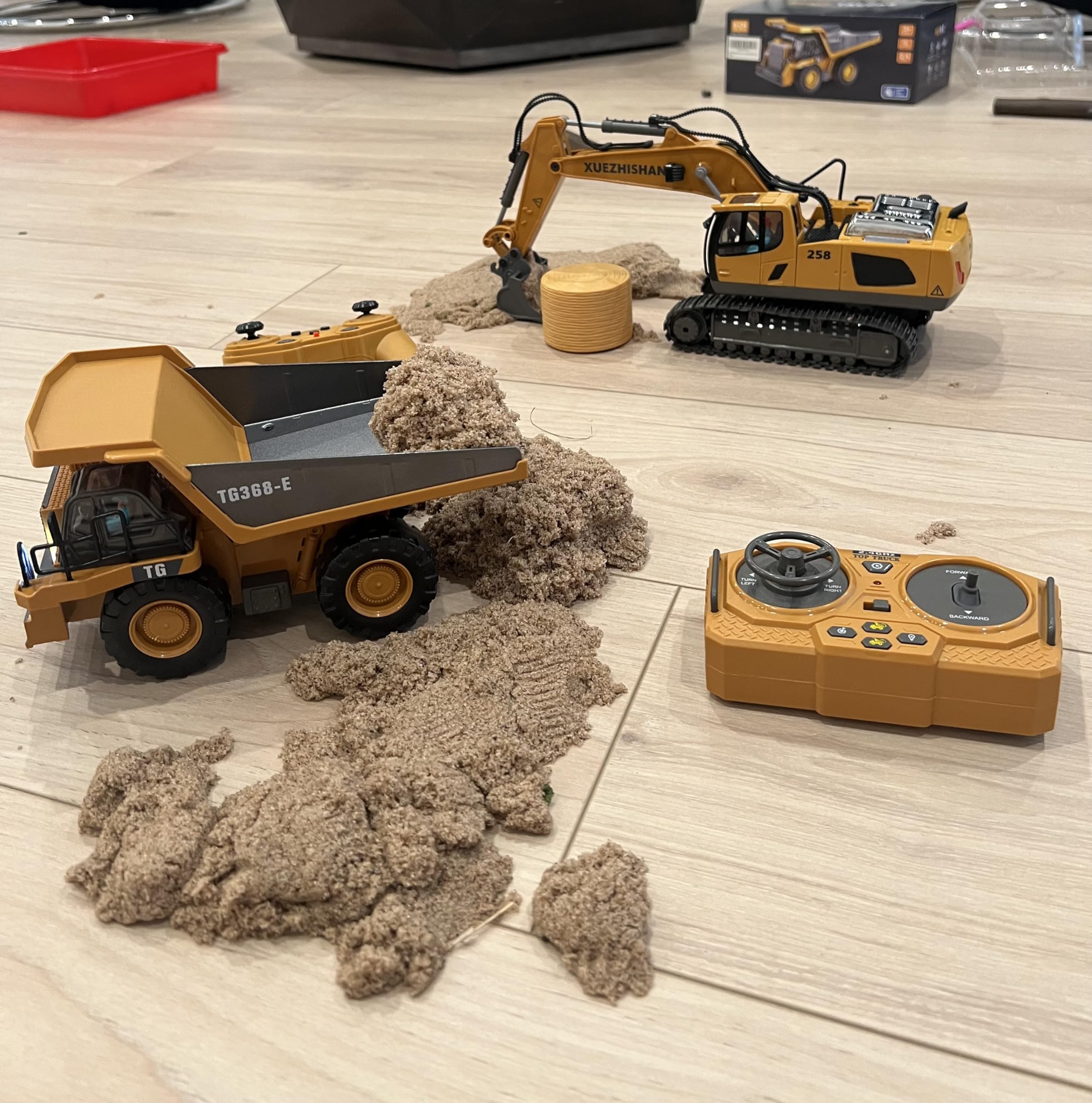 KIDMARKT Metal RC Bulldozer packaging box