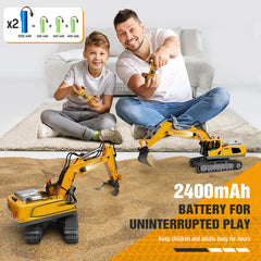 KIDMARKT 1:20-scale excavator adds authentic detail to sandbox adventures