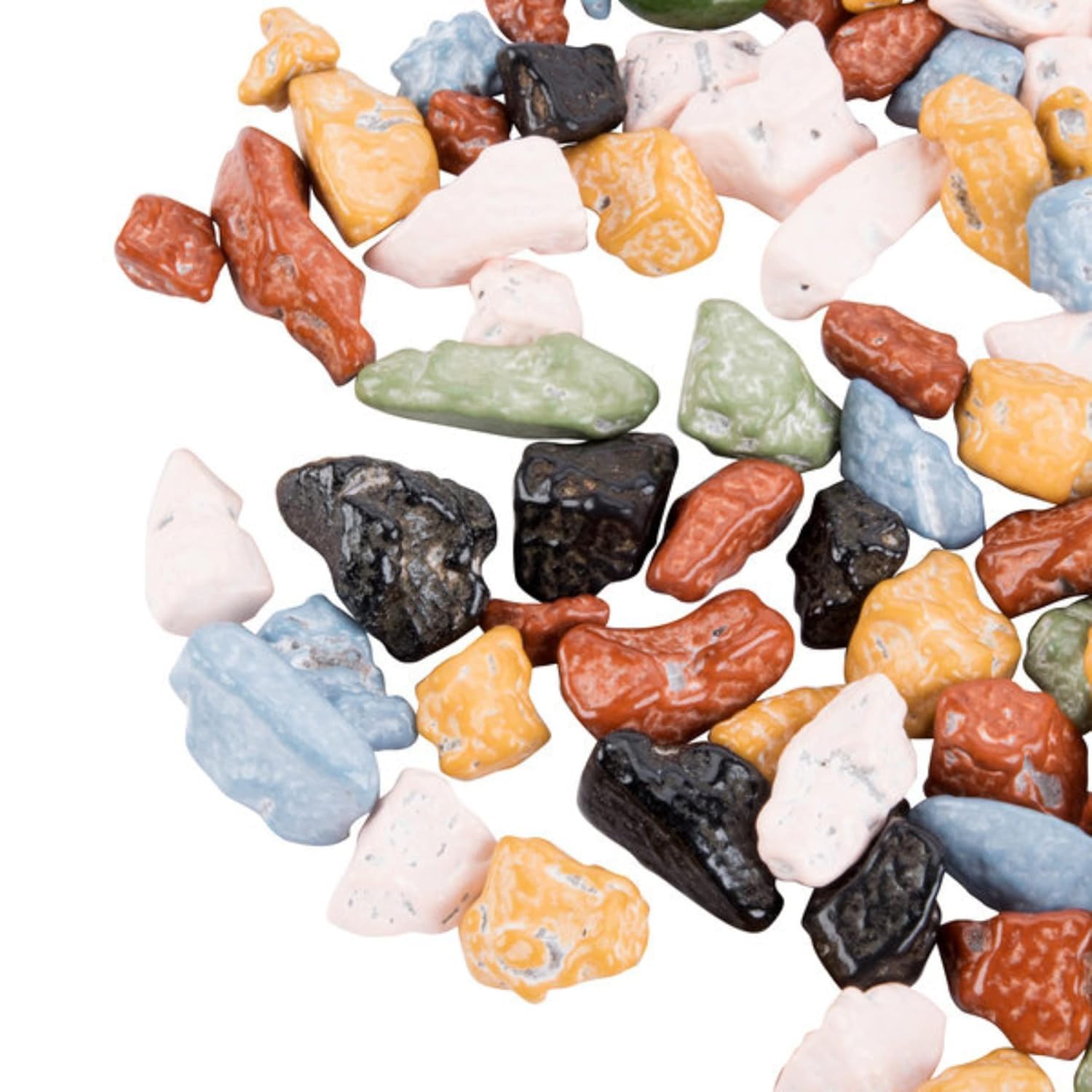 KIDU Ice cream topped with rocks adds visual appeal and sweetness.