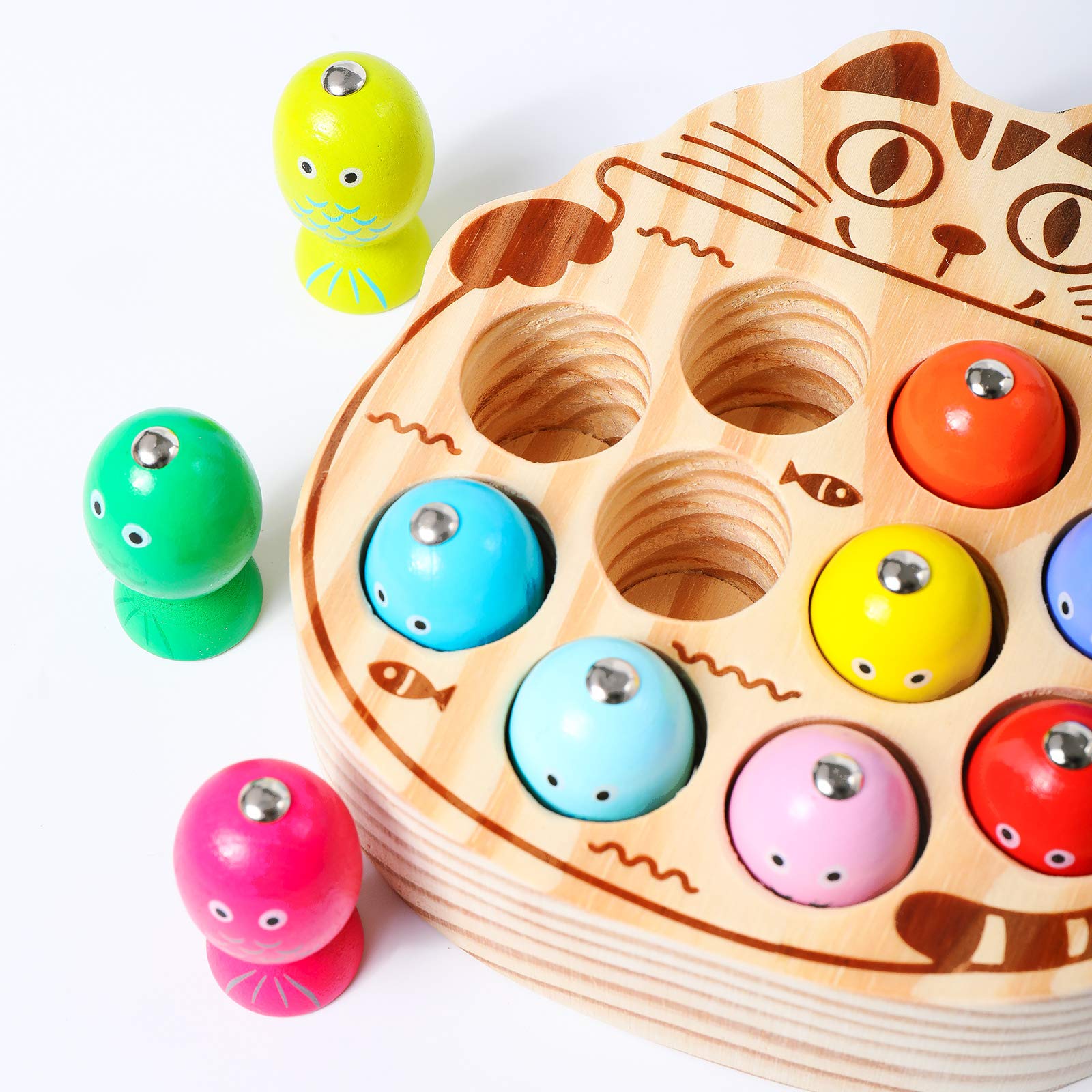 Kidus magnetic pole for fishing keeps sessions engaging and safe for toddlers