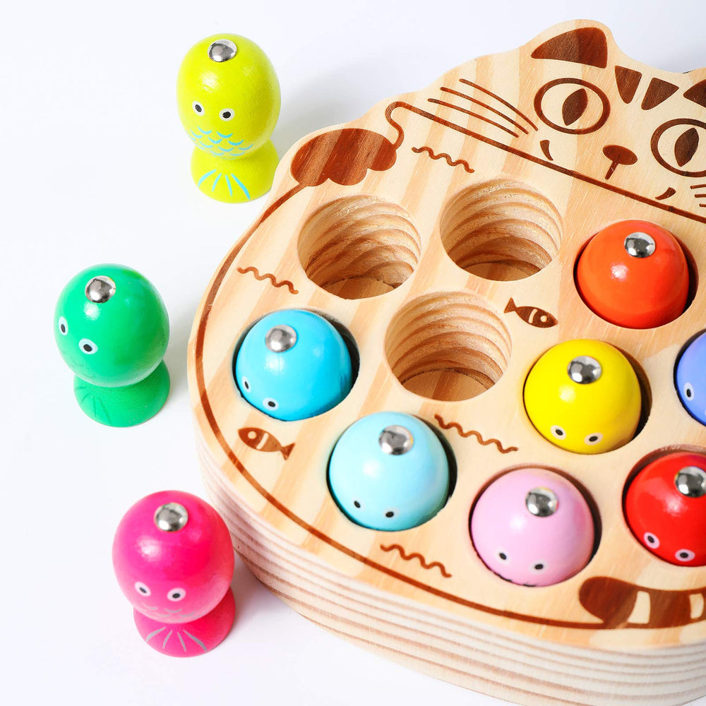 Kidus magnetic pole for fishing keeps sessions engaging and safe for toddlers