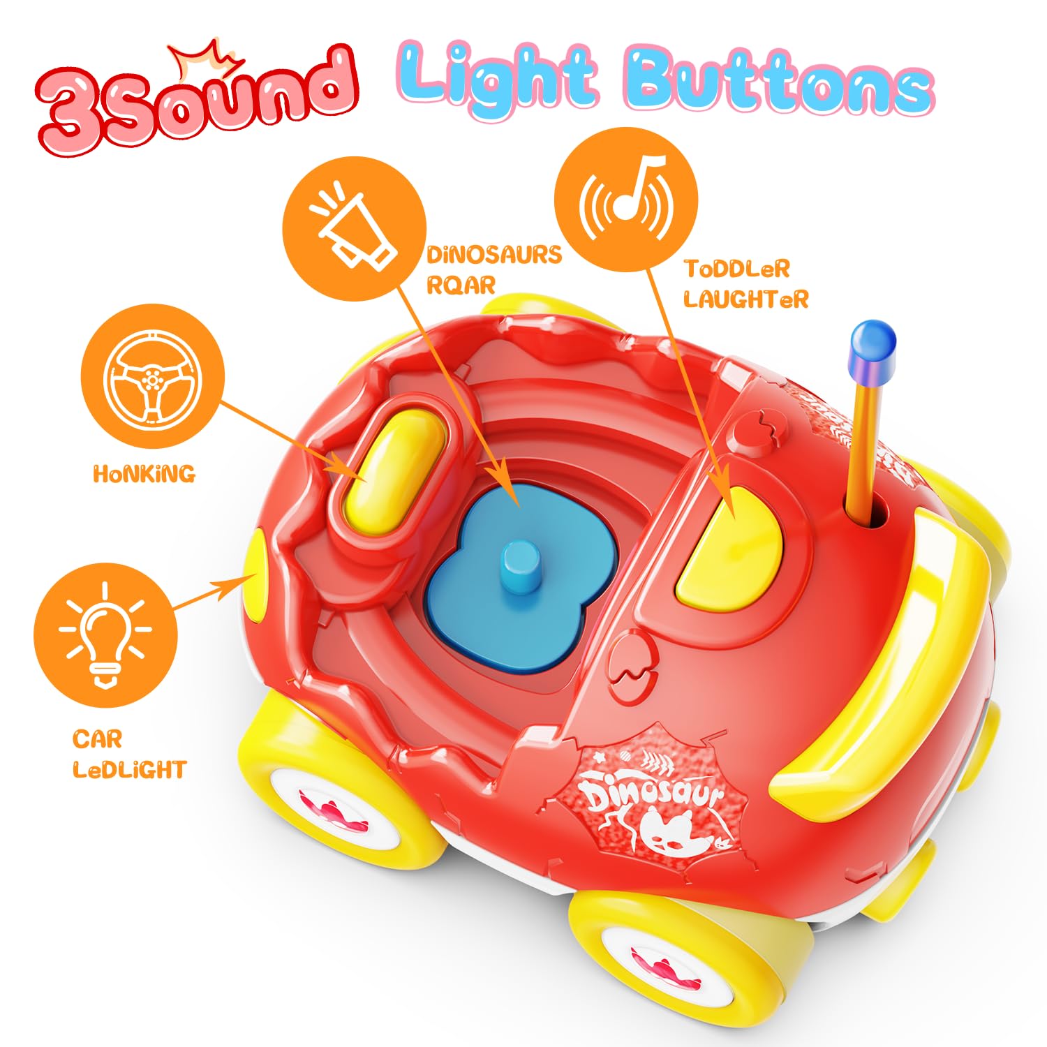 Kidz do dual remote controls enable two-car racing at once.