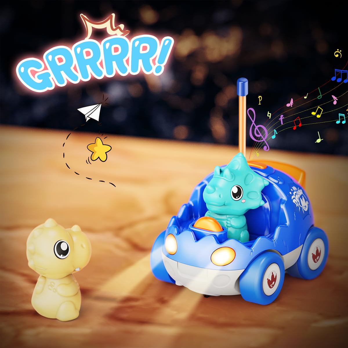 Kidz do interchangeable dinosaur figures for varied imaginative play.