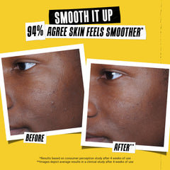 Kiehl's Better Screen UV Serum collagen peptide highlights visible texture improvement.