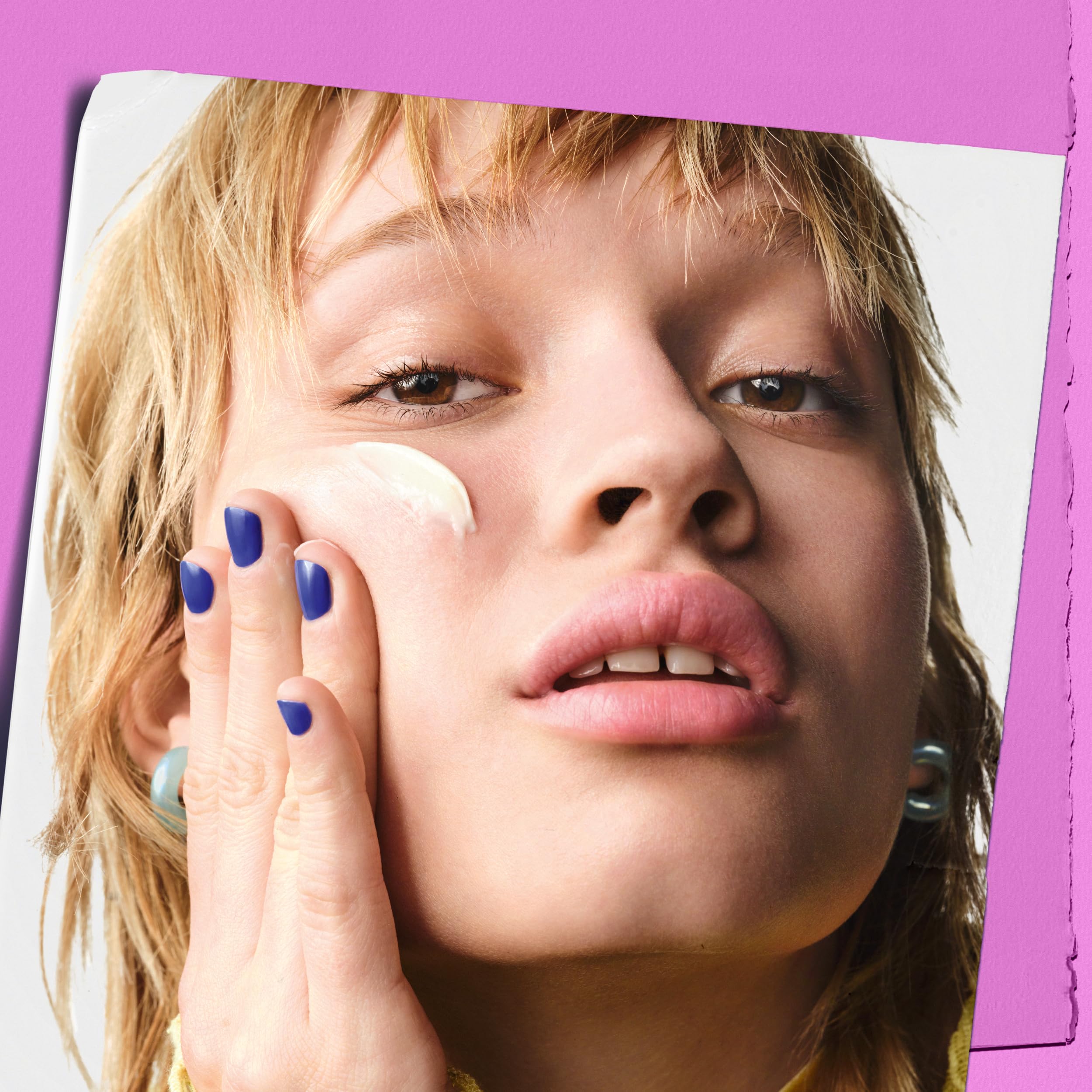 Kiehl's cream for day and night use shown on clean skin.