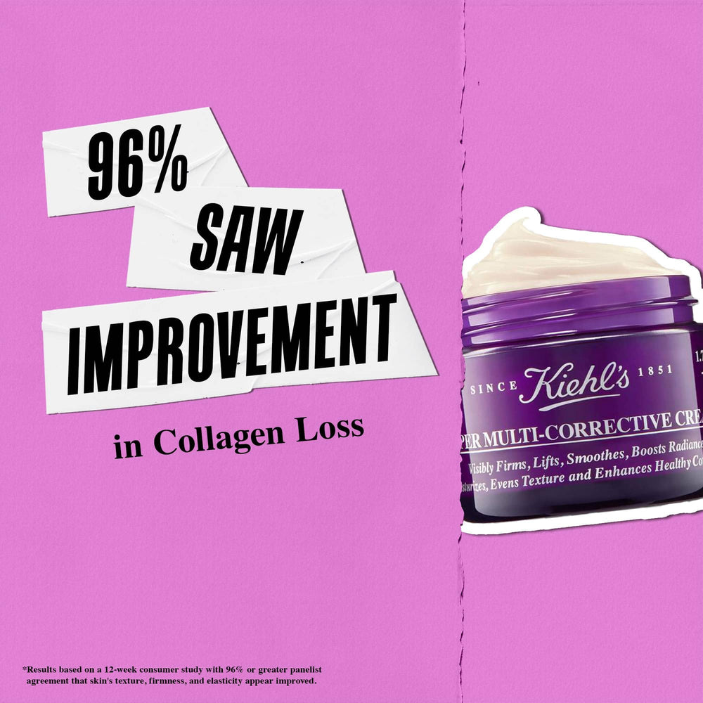 Kiehl's packaging box highlights premium, paraben-free formula.
