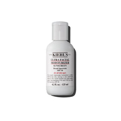 Kiehl's Ultra Facial Moisturizer SPF 30 bottle front, lightweight hydration for all skin types.