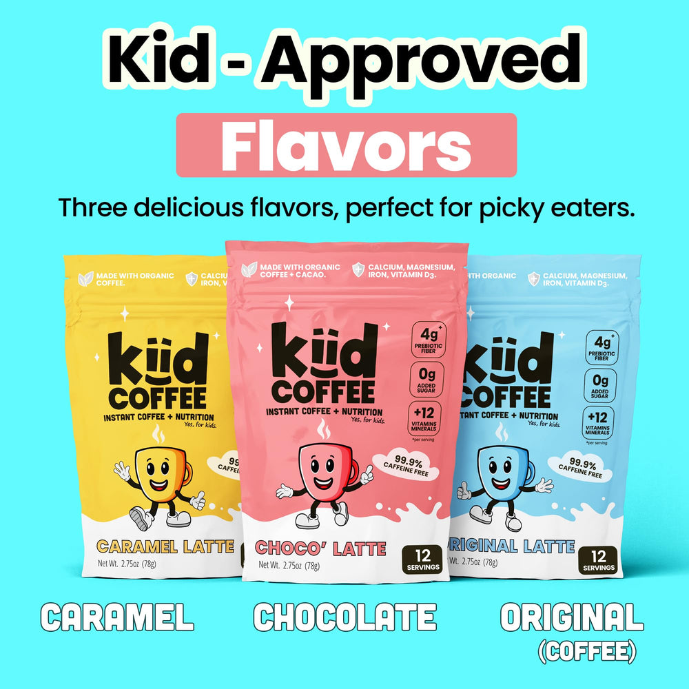 Kiid Coffee Dairy Base Milk Pairing for quick hot or cold latte preparation.