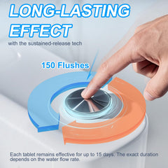 KIISIISO toilet bowl tablet maintains glaze and resists mineral buildup