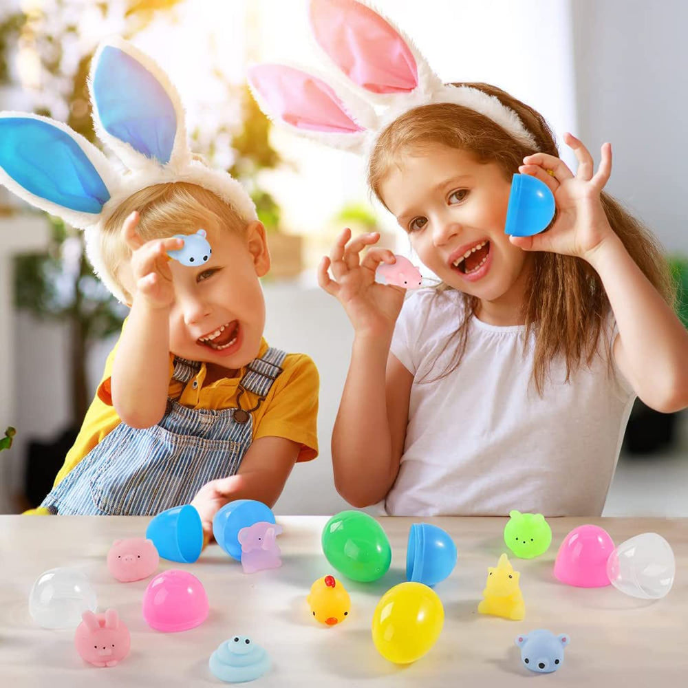 Kijamilee animal squishies inside eggs encourage color and animal recognition