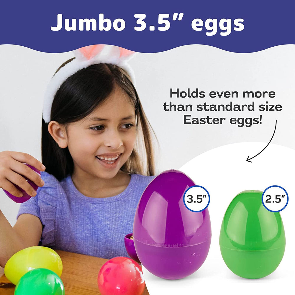 Kijamilee bright color Easter eggs for decorations and baskets.