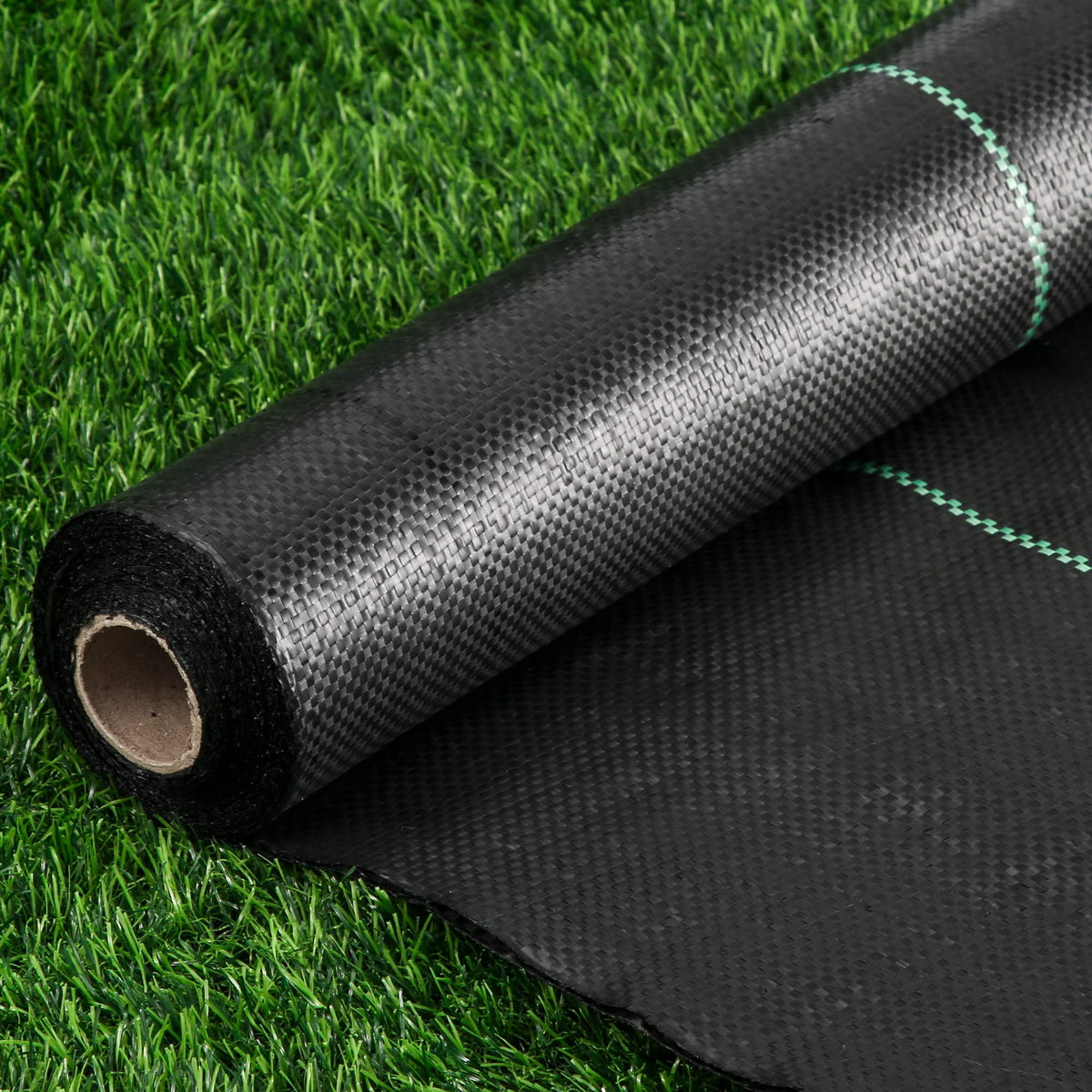 Kijamilee weed barrier fabric heavy duty roll blocks weeds while letting water through