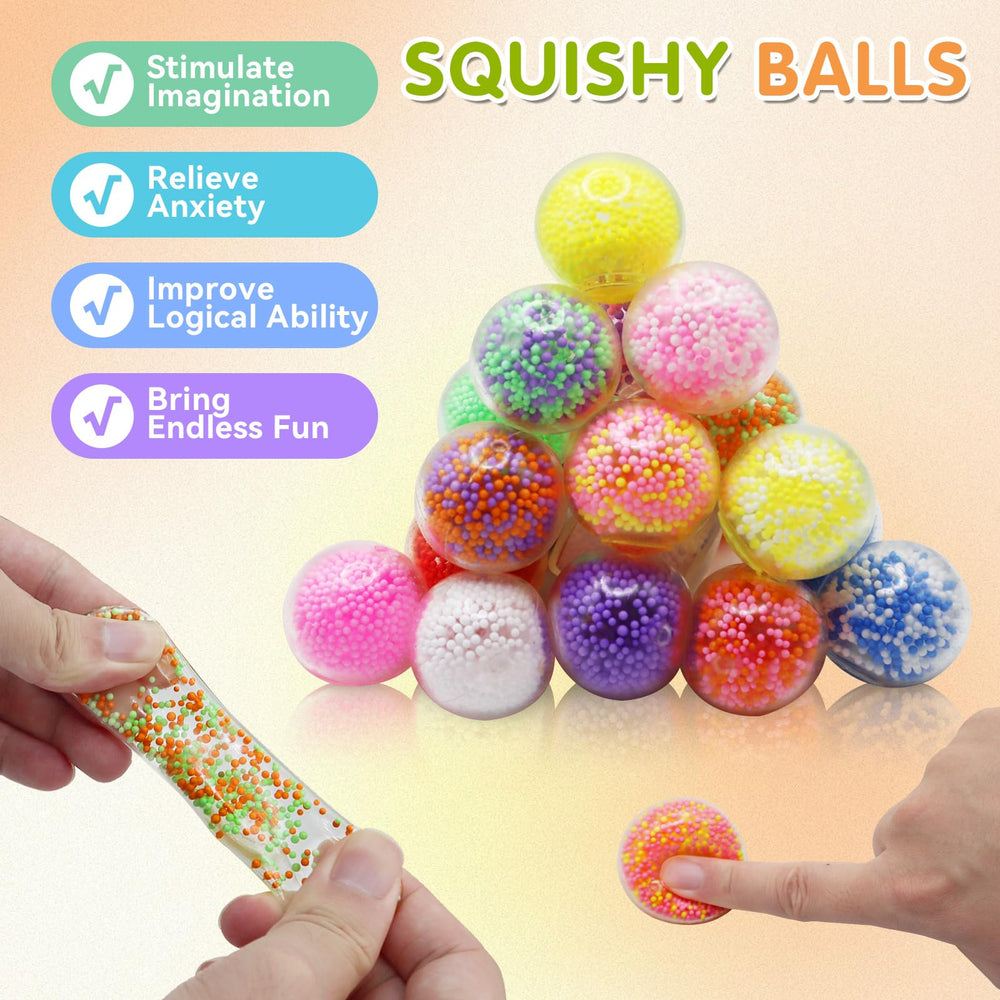 Kijxwqdg foam core squishy ball close up showing soft texture