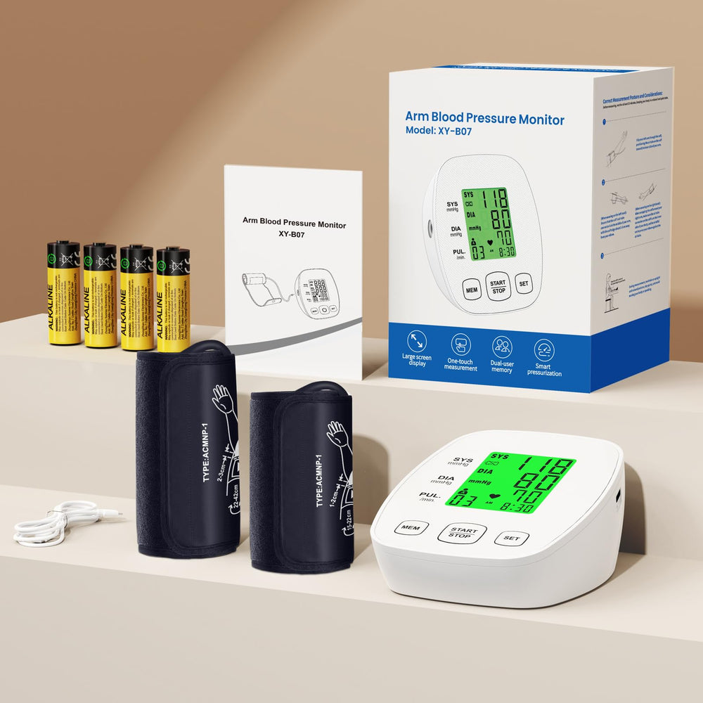 KIKEANG complete package includes cuffs, batteries, cable and user manual.