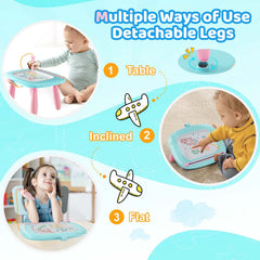 Kikidex ABS plastic construction emphasizes safe, durable play for toddlers.