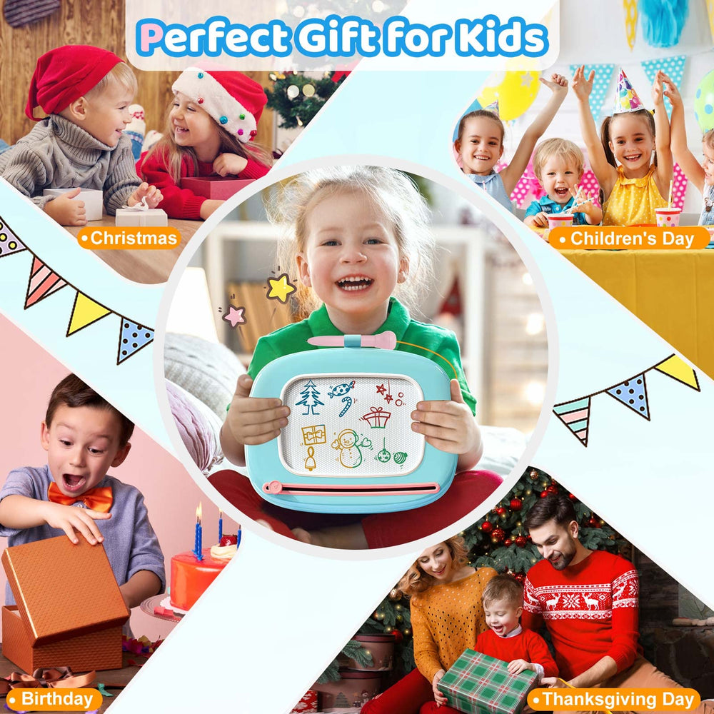 Kikidex mint blue board makes a thoughtful birthday gift for 1-3 year-olds.