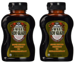 Kikkoman Glaze Soy Sweet Sauce bottle for glaze and dipping.