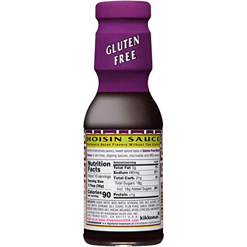 Savory-sweet glaze from Kikkoman gluten-free hoisin sauce enhances vegetables and meats.