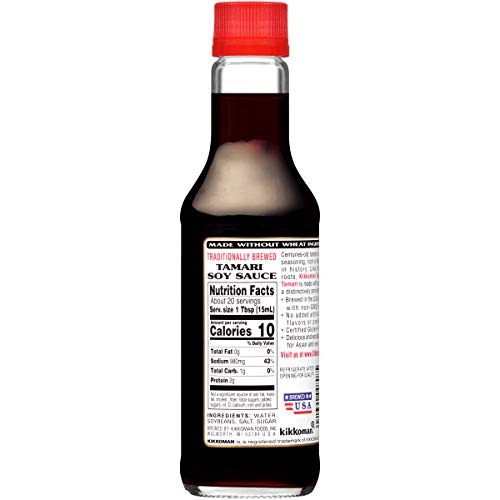 Kikkoman Gluten Free Tamari pour demonstrates easy drizzle over stir-fries