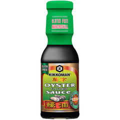 Kikkoman Oyster Sauce 12.6 oz bottle ideal for quick stir-fries.