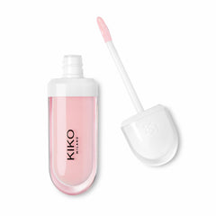 Kiko Milano Lip Volume Tutu Rose bottle shows nourishing formula for smooth lips
