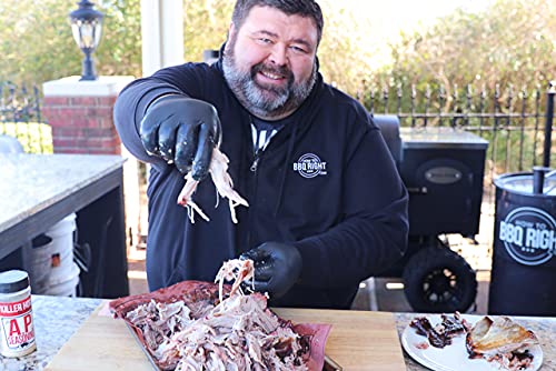 Close-up of Killer Hogs AP Seasoning ingredients, showcasing salt, pepper, and garlic.
