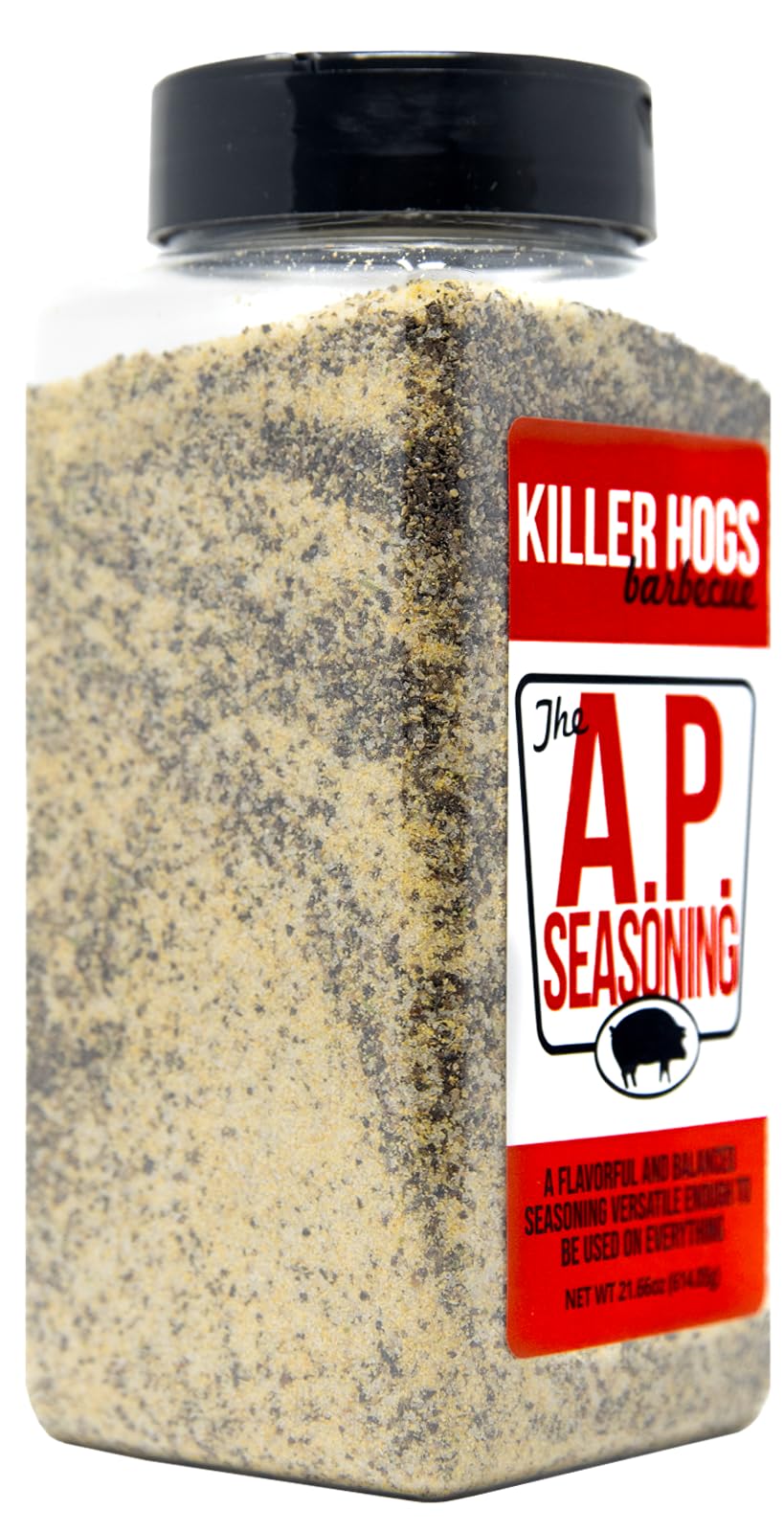Killer Hogs AP Seasoning on steak, creating a savory crust and aroma.