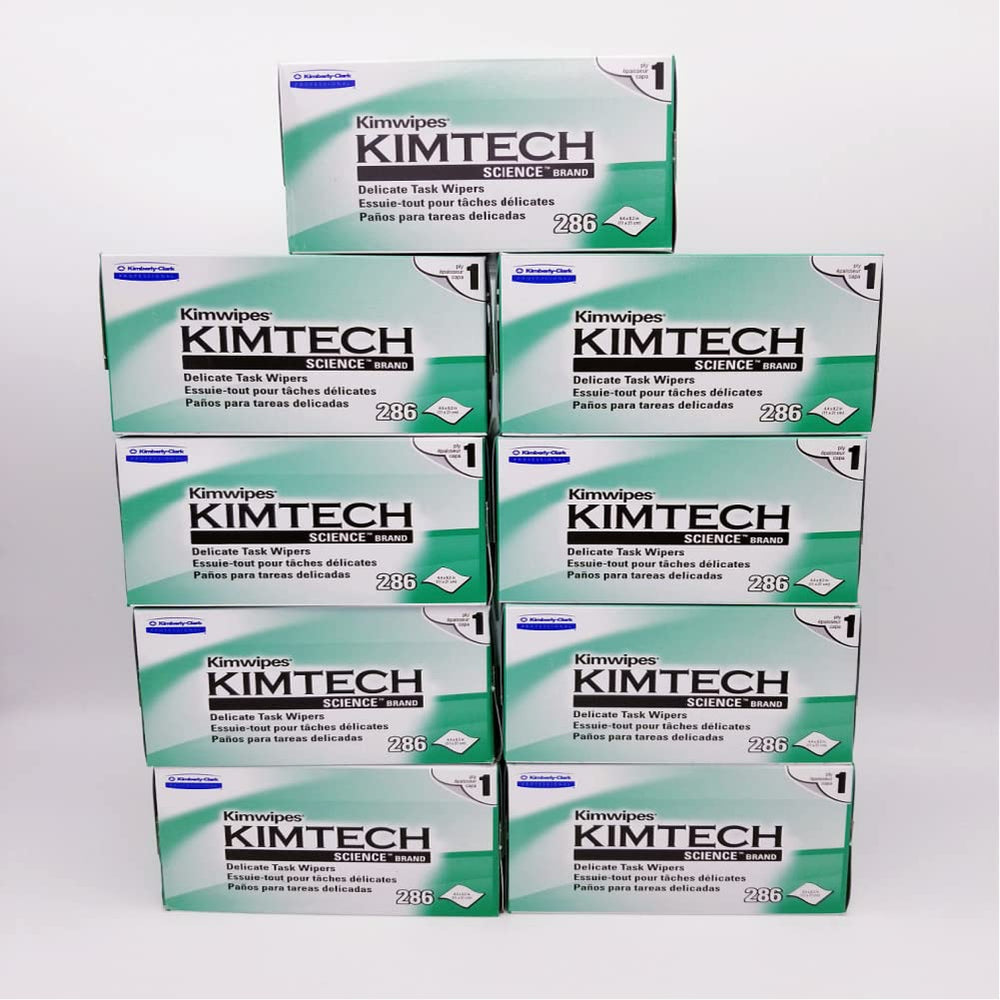 KimWipes 9-box bulk pack for extended cleaning in offices and labs