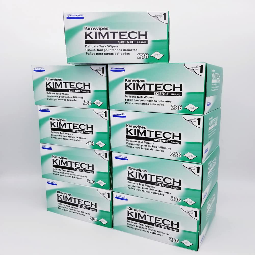 KimWipes delicate task wipers closeup, soft for delicate surfaces and precise cleaning tasks