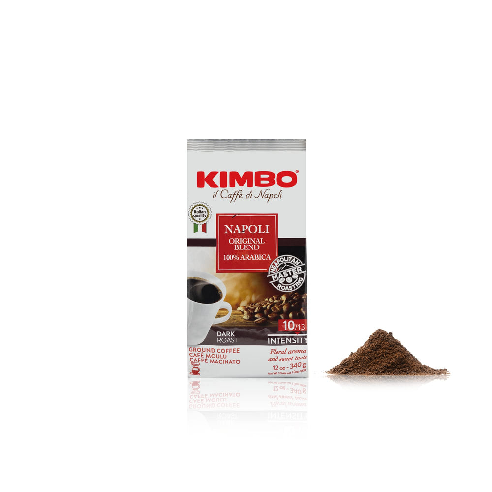 Aroma rises from a Kimbo Napoli Original Blend cup with floral, sweet notes.