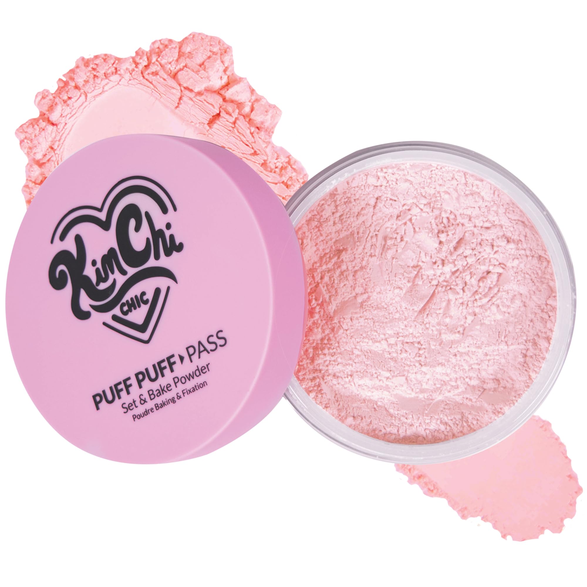 Kimchi Chic Puff Puff Pass powder in tin ready to matte shine
