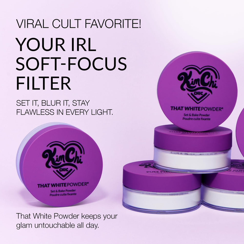 Kimchi Chic That WhitePowder suitable for all skin types for daily wear.