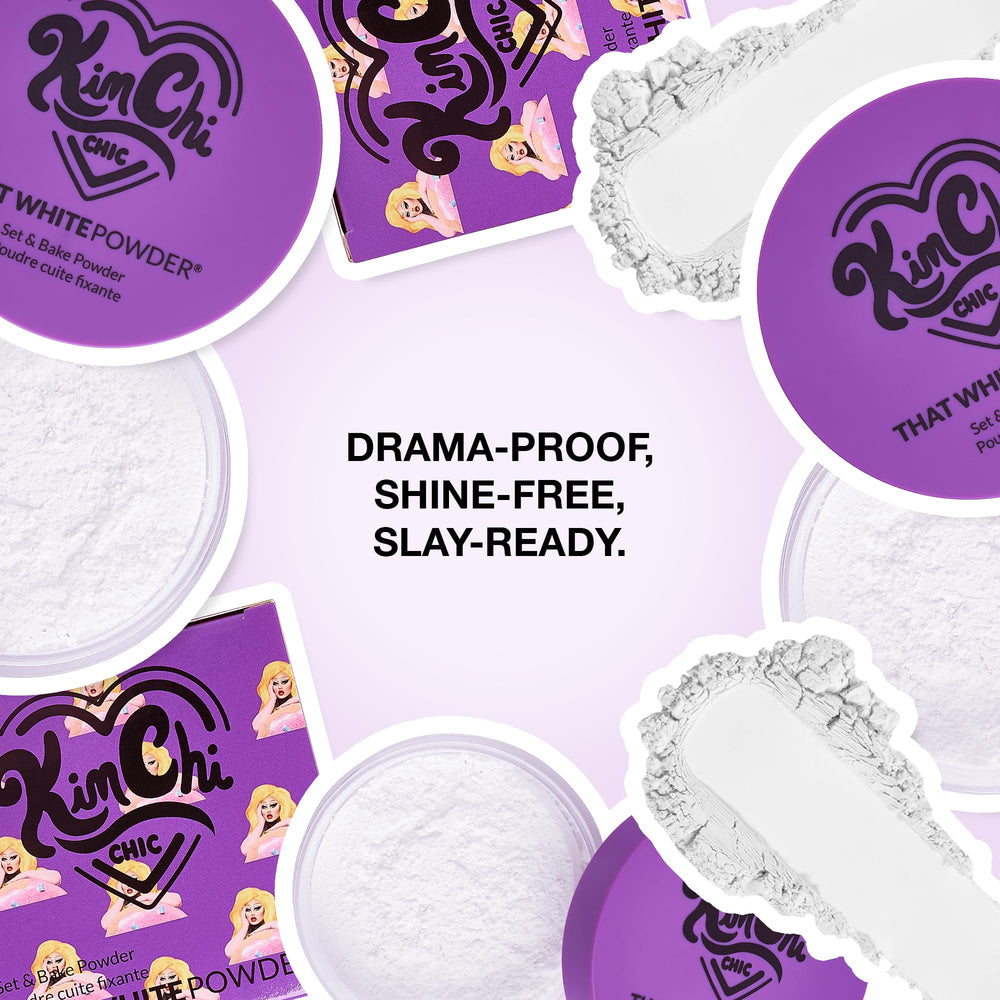 Kimchi Chic That WhitePowder bake-under-eyes brightens the under-eye area.
