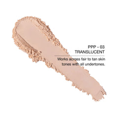 Kimchi Chic velour powder puff closeup for seamless application