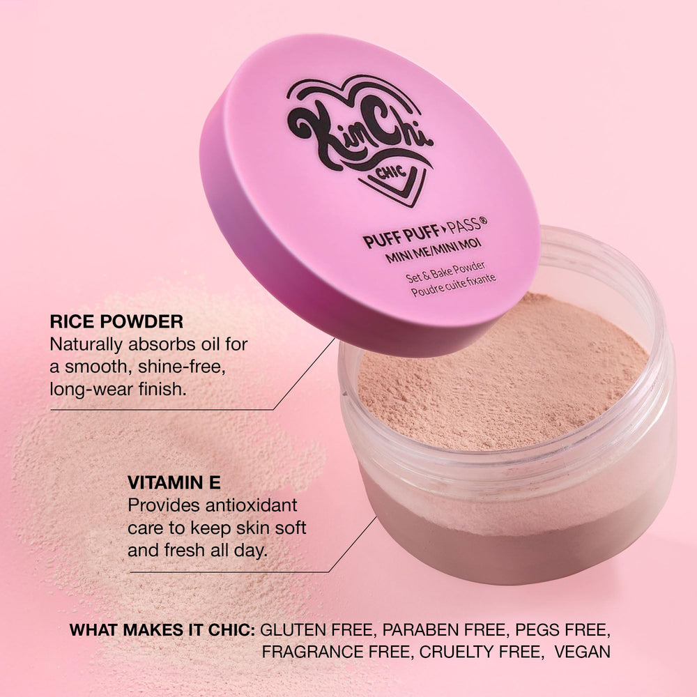 Kimchi Chic Vitamin E nourishes skin while absorbing oil during wear