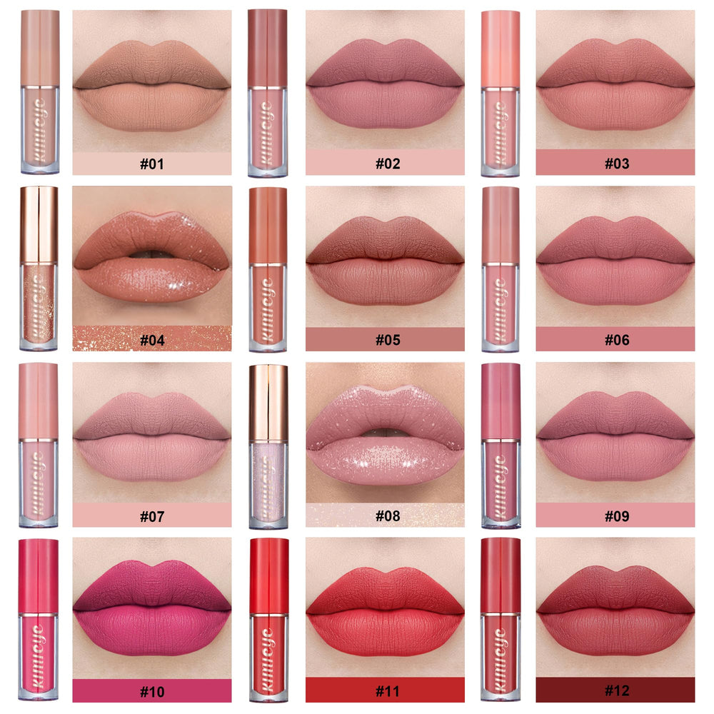 Kimieye nude-matte shades enhance everyday makeup looks.