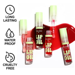 KIMIEYE application demo lip oil illustrating smooth, non-greasy moisture.