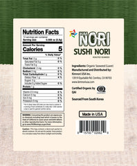 Kimnori sushi roll with nori sheets demonstrating professional-grade strength
